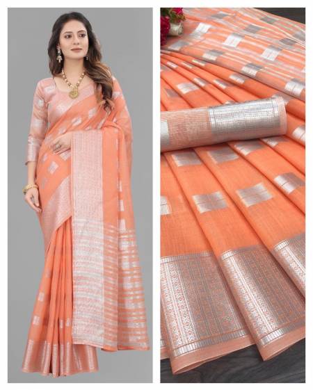 Aab Soft Linen Silk Designer Saree Catalogue